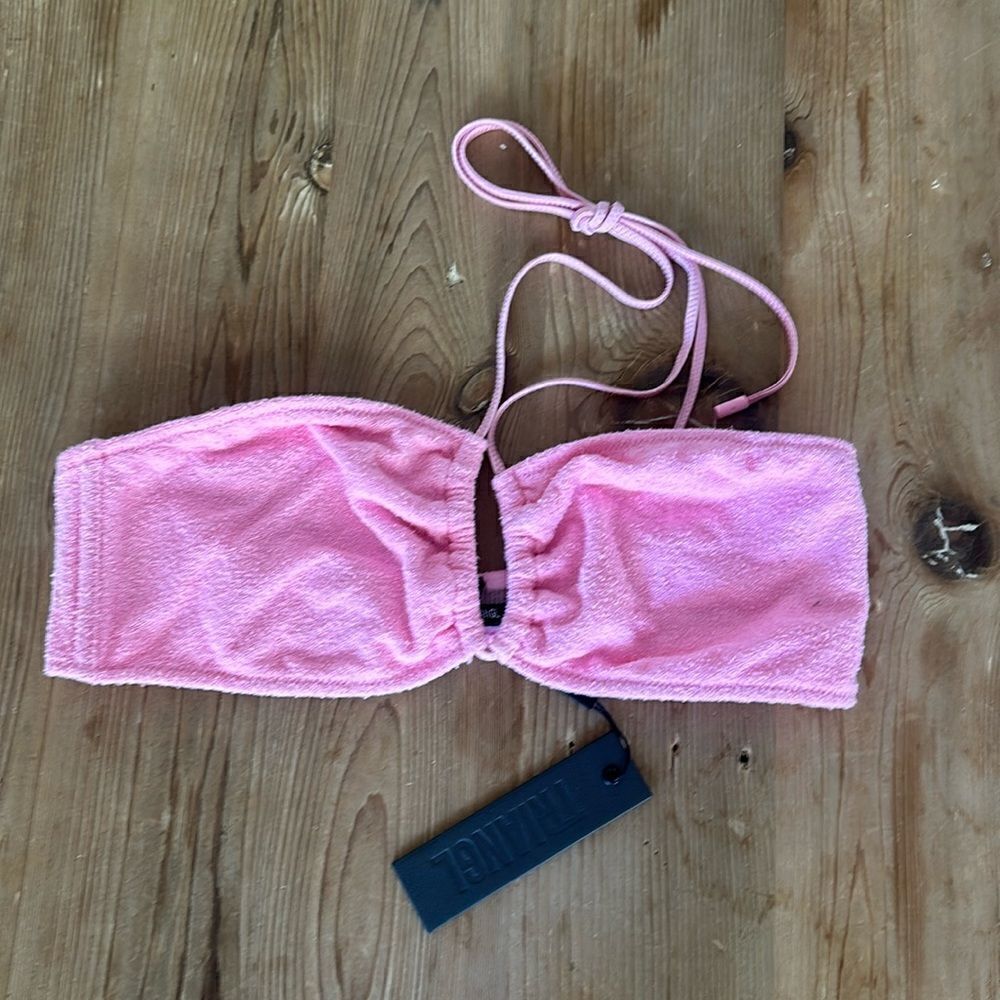 TRIANGL TOP ONLY ASTER TERRY FLOSS 💕 NO BAG NEW WITH TAGS